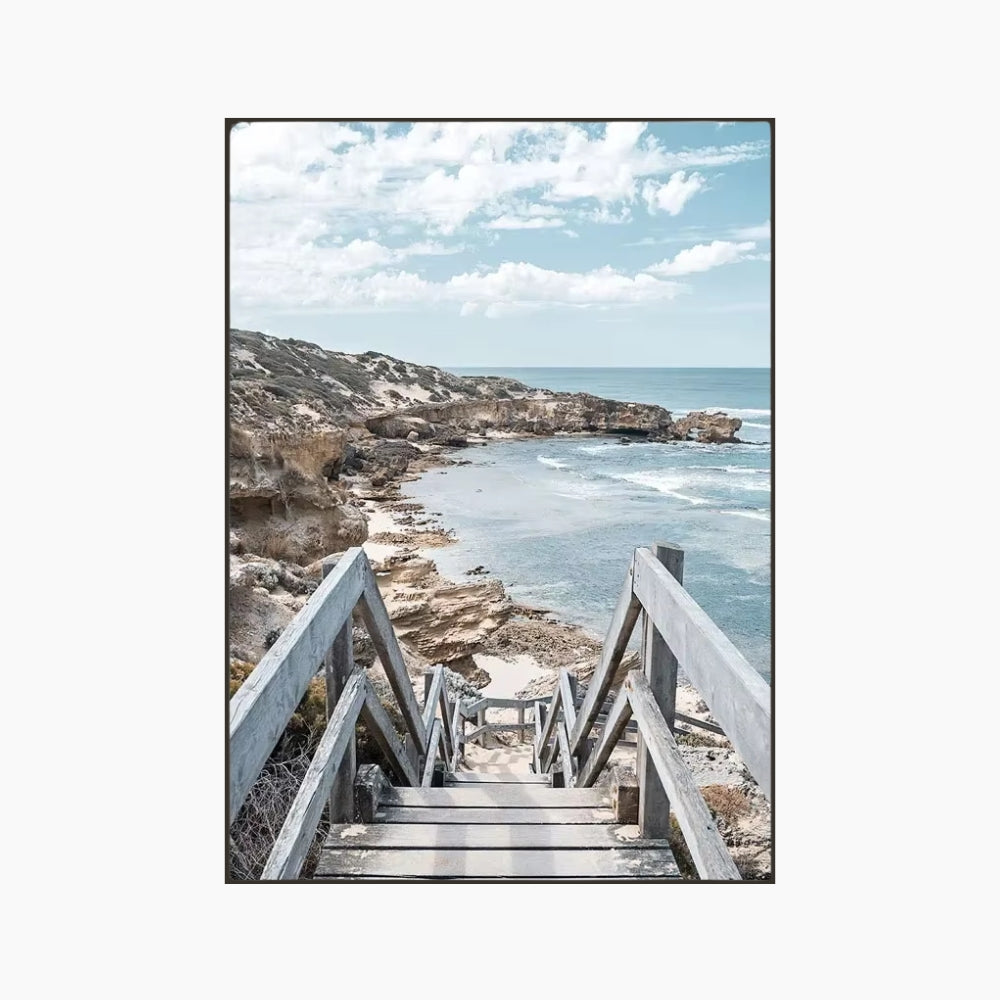 OCEAN VIEW Canvas Poster