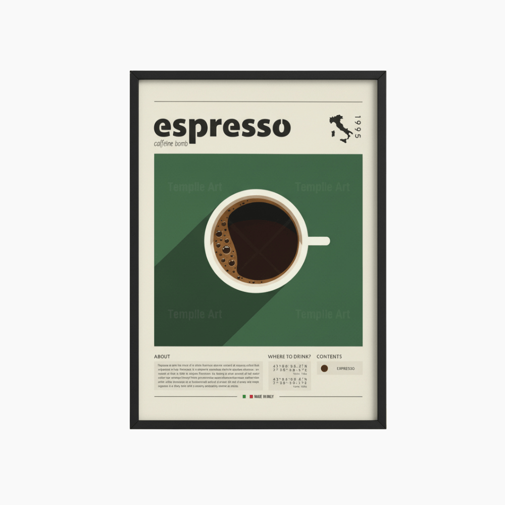ESPRESSO Canvas Poster