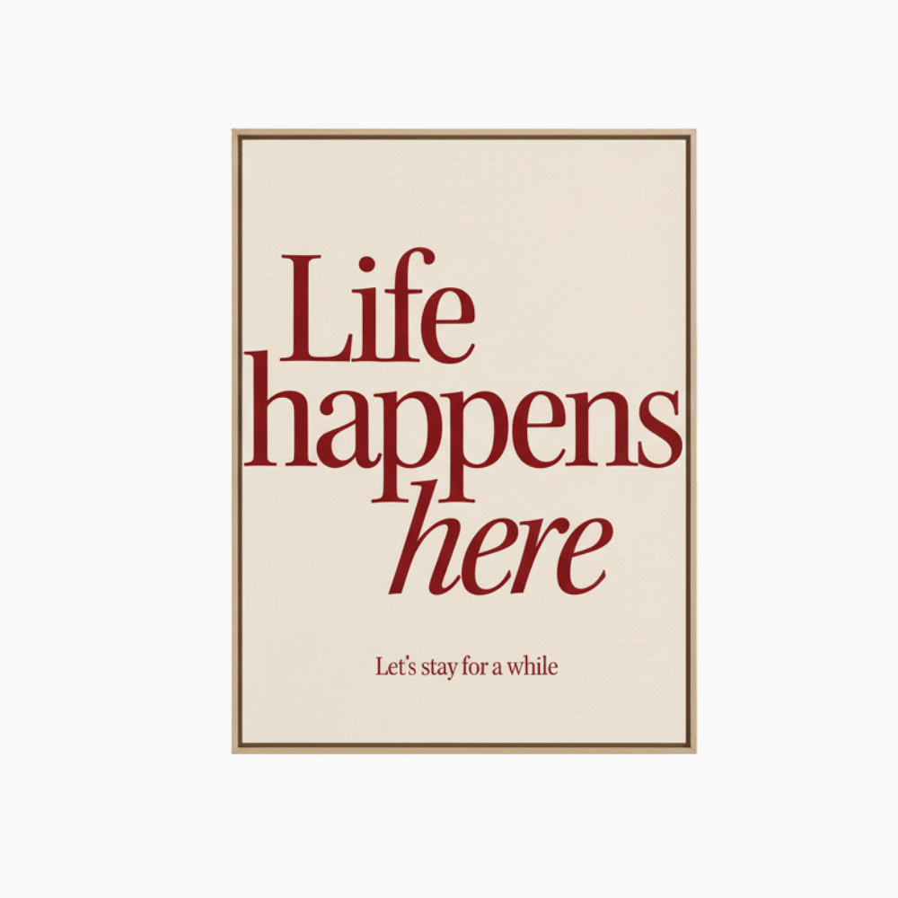 LIFE Canvas Poster