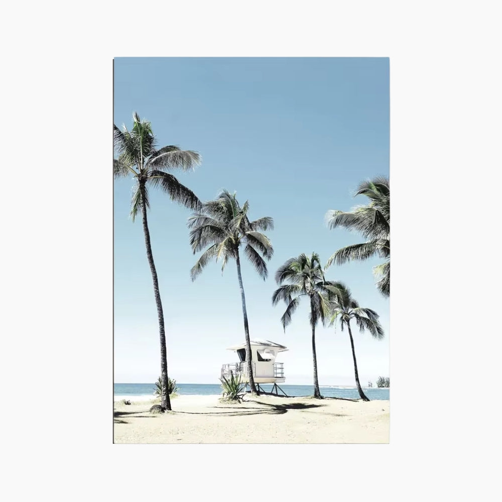 OCEAN VIEW Canvas Poster
